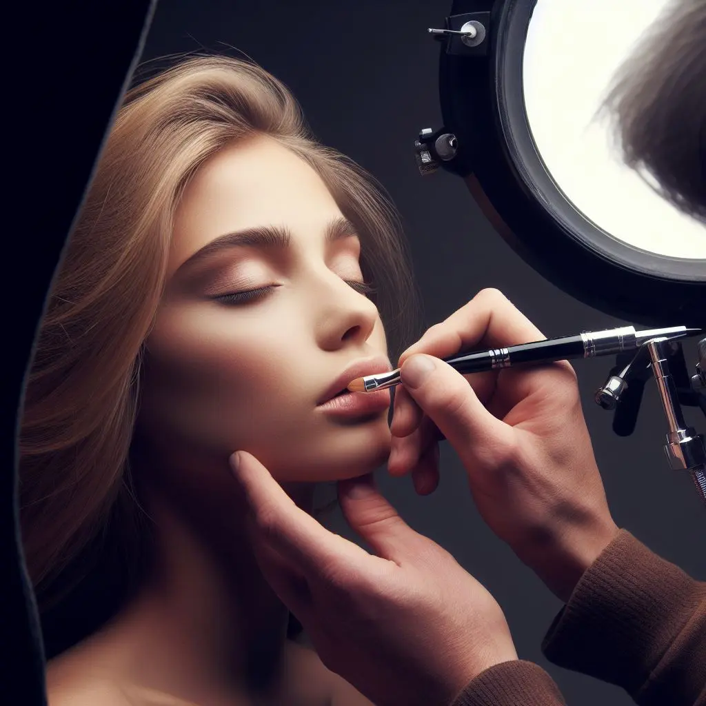 Die Kunst des Fotoshootings mit Airbrush-Make-up